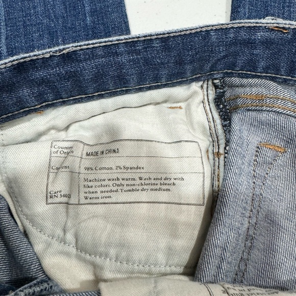 Banana Republic Low Rise Faded Skinny Blue Jeans Size 25 - Picture 5 of 5